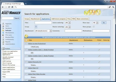 OverView Asset management software free download full version