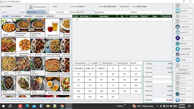 RIGHTHMS - Restaurant Billing Software Free Download