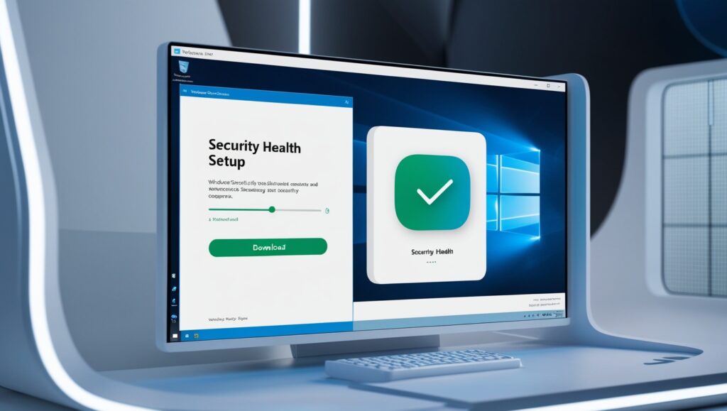 Windows security health setup download